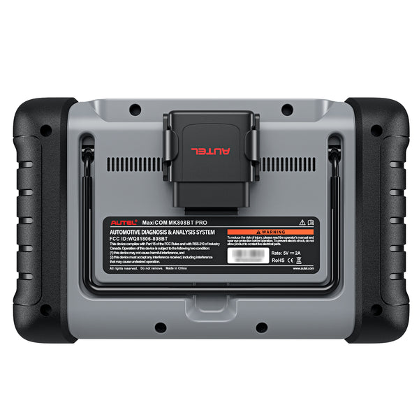 Autel MaxiCOM MK808BT PRO/ MK808Z-BT Bidirectional Scanner Back