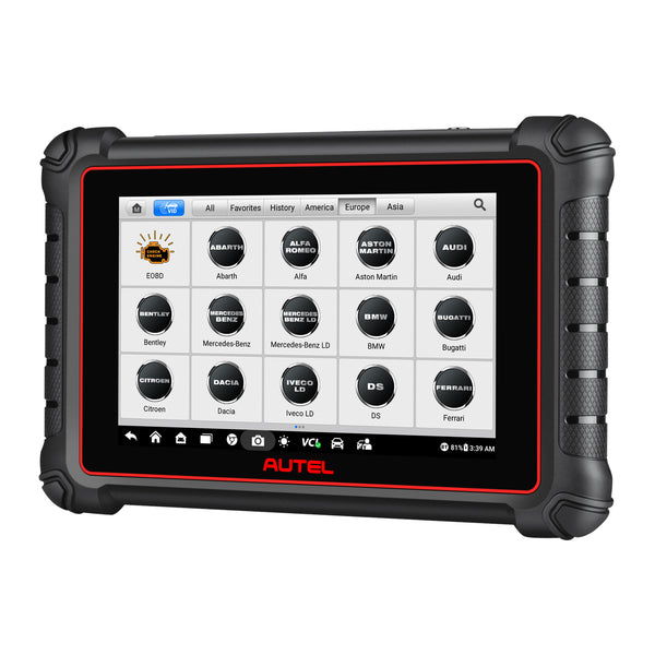 Autel MaxiPRO MP900BT MP900-BT OBD2 Scanner Vehicle List