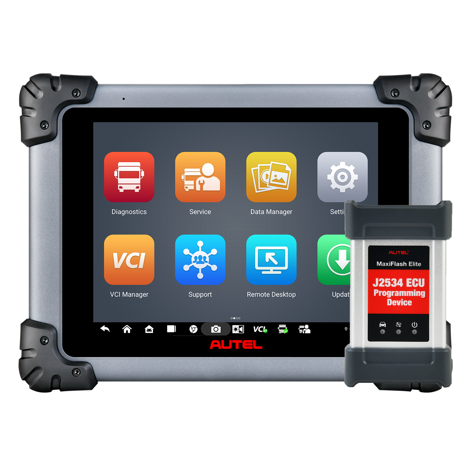 Autel MaxiSys MS908CV Heavy Duty Truck SEMI BUS Auto Diagnostic Tool Full Systems Scanner With J2534 Ecu Programming Coding Active Test