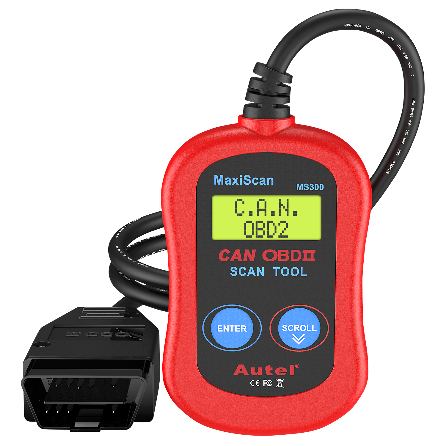 Car OBD2 Scanner Engine Fault Code Reader Handheld Diagnostic OBD2 Scan  Tool Battery Diagnosis Engine Tester Analyzer MS309 PRO