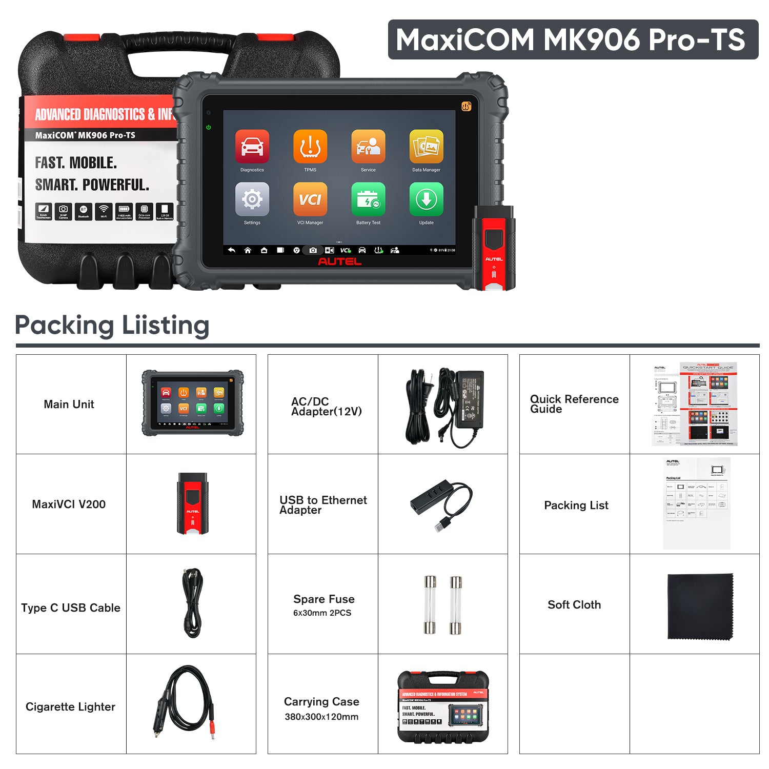 Autel Maxicom MK906 Pro-TS