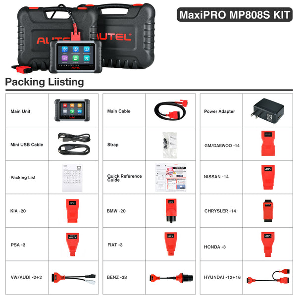 Autel MaxiPRO MP808S Kit