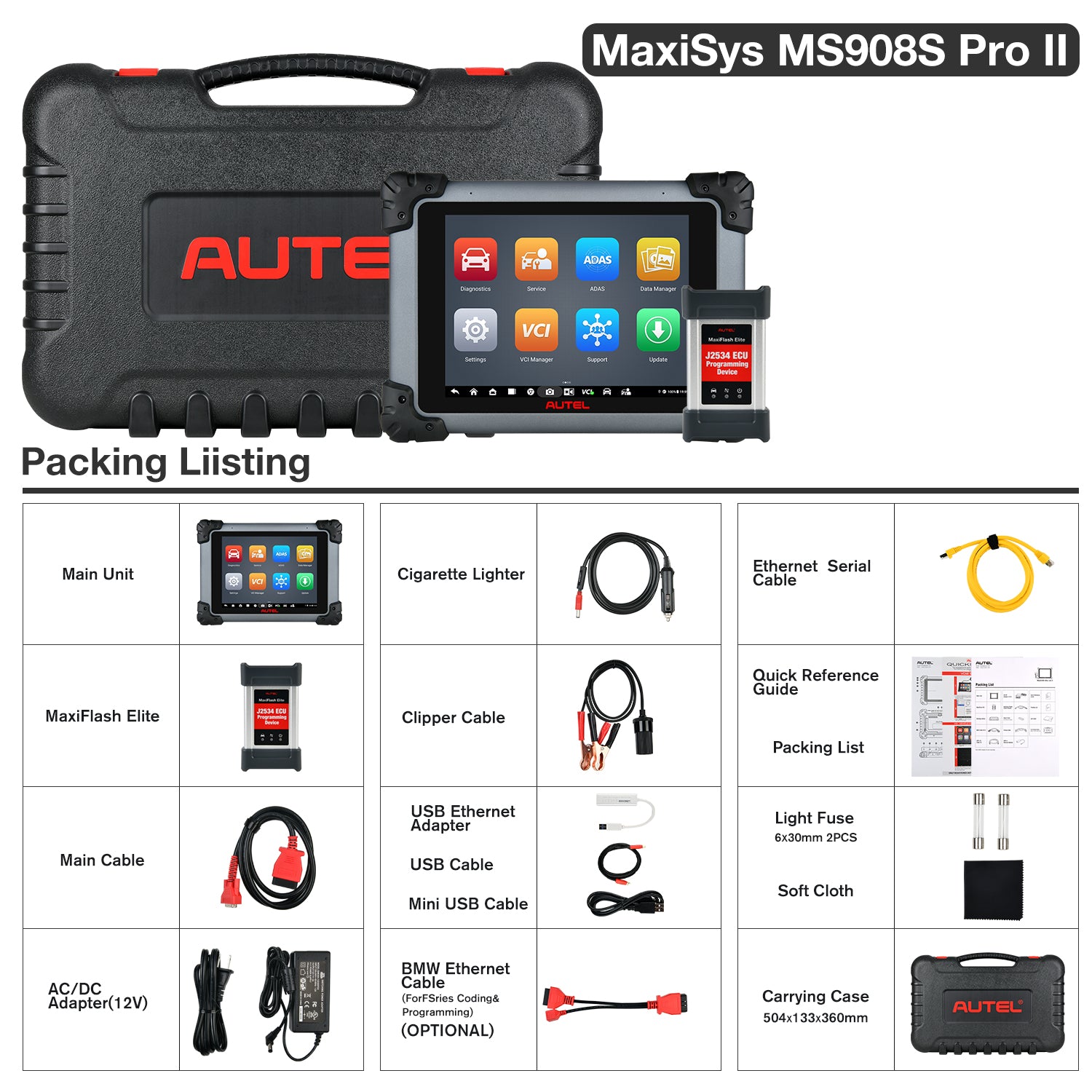 Autel Pro Buy: Autel MaxiSys MS908S Pro II ECU Programming Diagnostic Scanner ...