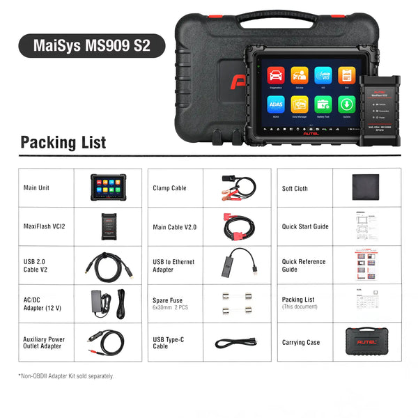 Autel MaxiSys MS909S2 Diagnostic Scanner