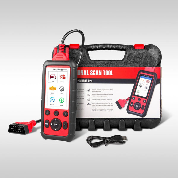 Autel MaxiDiag MD808 Pro All System Scanner Support BMS/Oil Reset/ SRS/  EPB/ DPF/ SAS/ ABS Lifetime